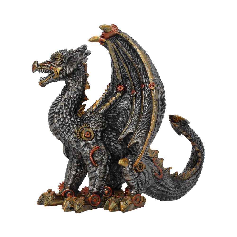 Dragon Protector Mechanical Dragon Figure | Steampunk | 20cm