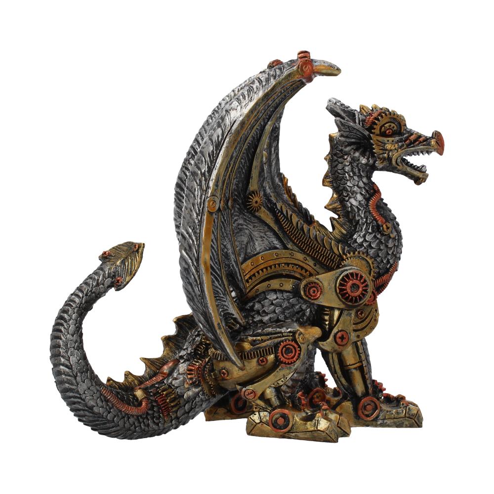 Dragon Protector Mechanical Dragon Figure | Steampunk | 20cm