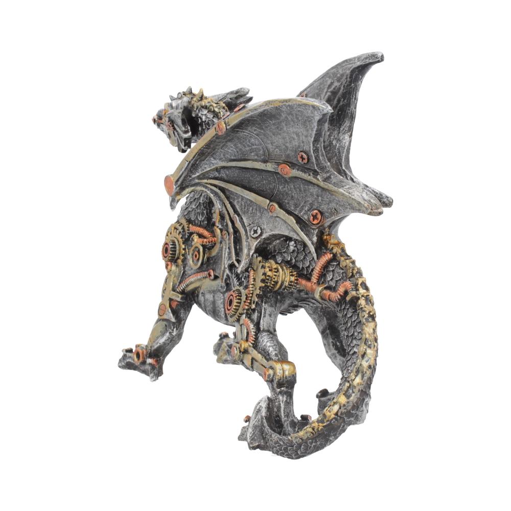 Small Dracus Machina Mechanical Dragon Figure | 20.5cm | Steampunk | Dragon Figurine