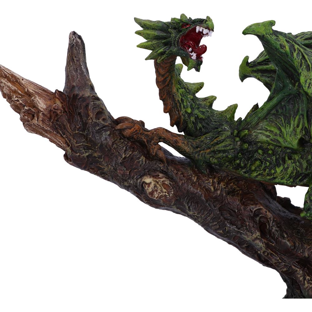 Forest Freedom Dragon | 26.8cm | Green Woodland Dragon Figurine | Dragoncore