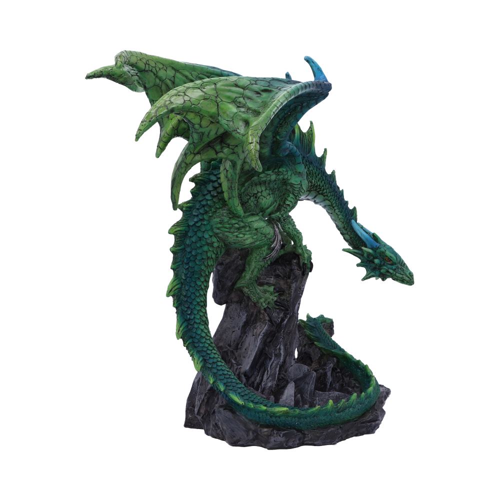 Clifftop Keeper | Dragon Figurine | Green Dragon | Fantasy Figurine | 21cm