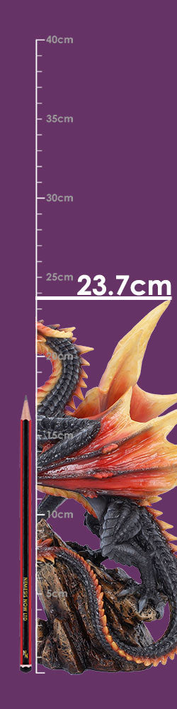 Obsidian Inferno Dragon | Collectable Figurine | 23.7cm | Nemesis Now