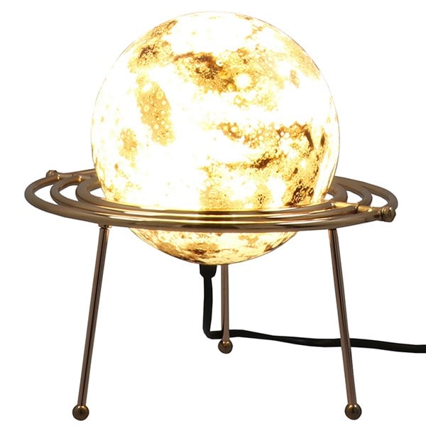 Cosmos Moon Lamp Small | Astrology Decor | Available in Two Colours Amber and Blue