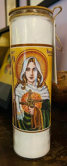 7 Day Candle | Ritual Candle | Religious Candle | St Brigid | Saint Brigid
