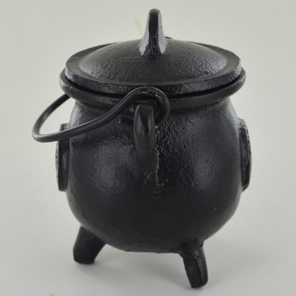 Cast Iron Cauldron engraved with the Tree of Ife | 8 cm Width | Witch Altar | Pagan