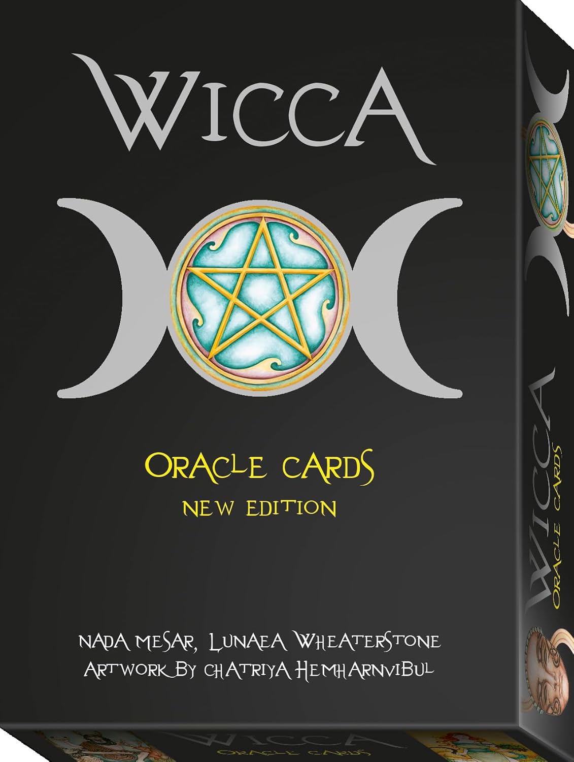 Mystical Black Wiccan Oracle Tarot Cards | by Lo Scarabeo