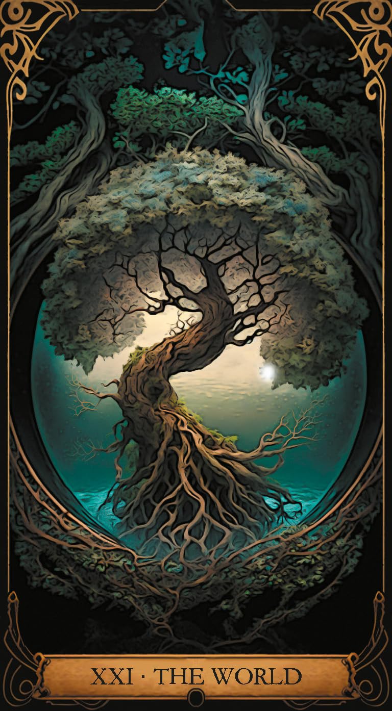 Druidic Tarot Cards | 2024 | by Andrea Cogerino (Author), David Lopes (Illustrator) | Fortune telling