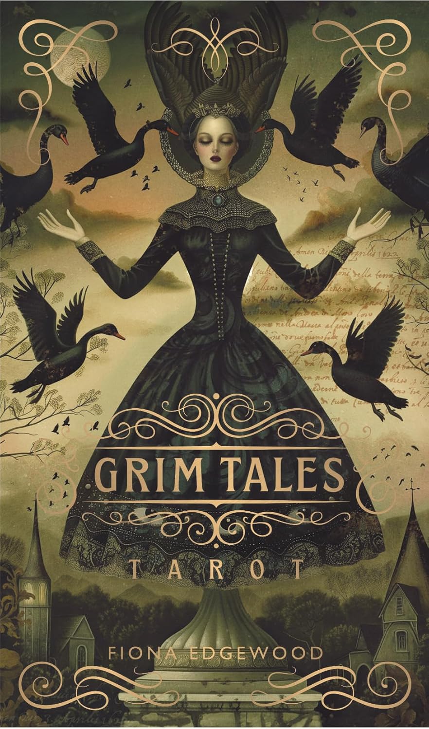 Grim Tales Tarot: 78 Cards and 188-Page Guidebook Cards | 2025 | by Fiona Edgewood (Author)
