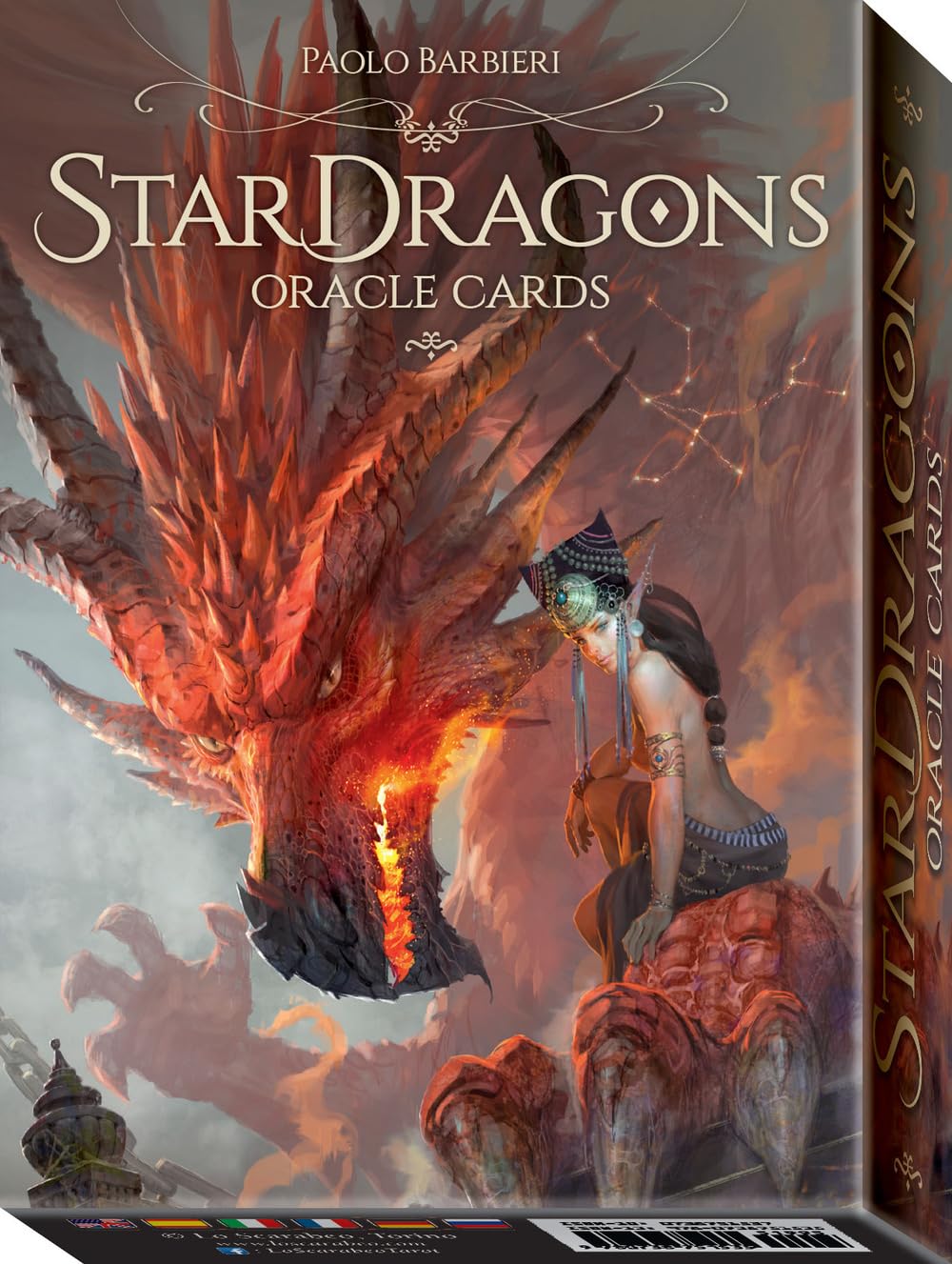 Stardragons Oracle Cards | 33 full colour cards & instructions Cards | 2021 | by Rachel Paul (Author), Paolo Barbieri (Illustrator)