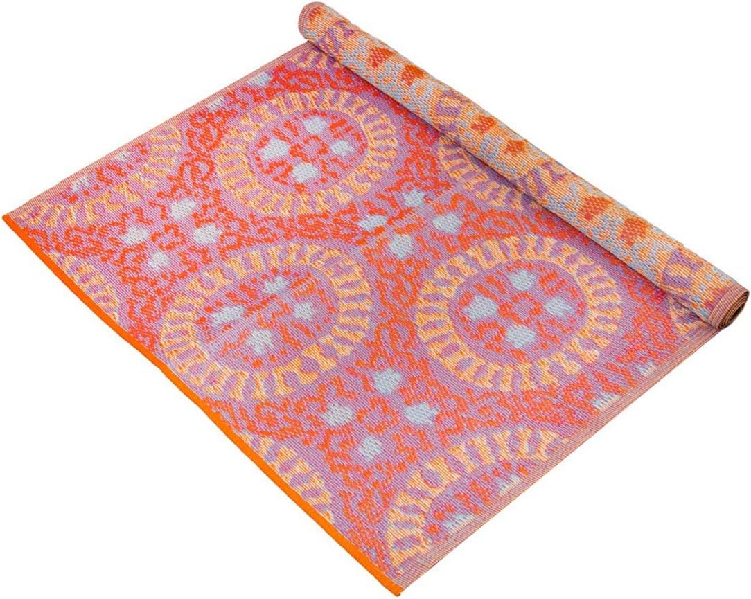 Pink Boho Outdoor Rug | Waterproof | Pinic Blanket | 120 x 180 cm