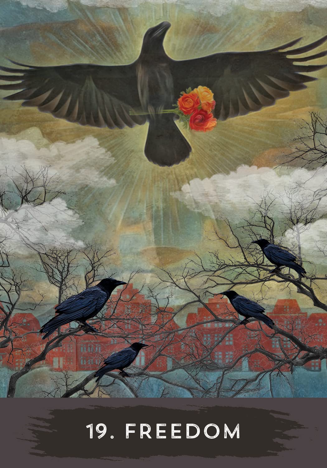 Urban Crow Oracle: A 54-Card Deck and Guidebook | by MJ Cullinane (Author) | Divination