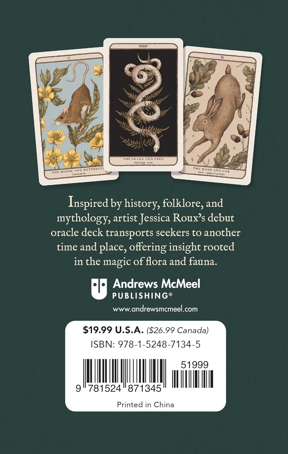 Woodland Wardens: Oracle Deck and Guidebook | 2022 | by Jessica Roux | Divination | Fortune Telling