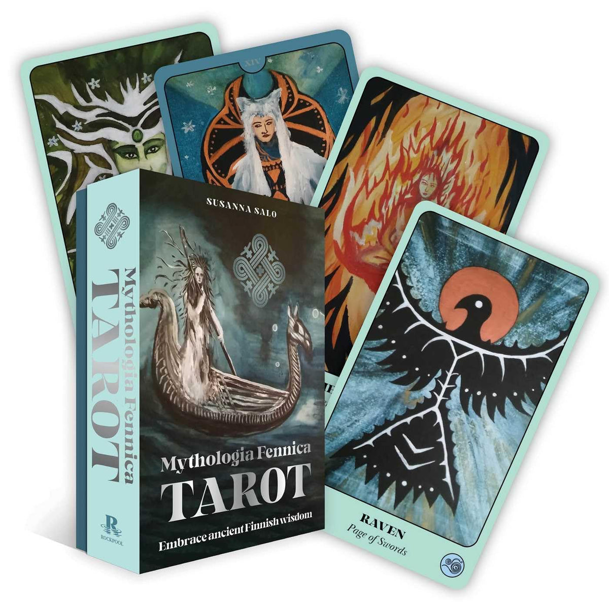 Mythologia Fennica Tarot: Embrace ancient Finnish wisdom | Rockpool Tarot | by Susanna Salo (Author) | Divination