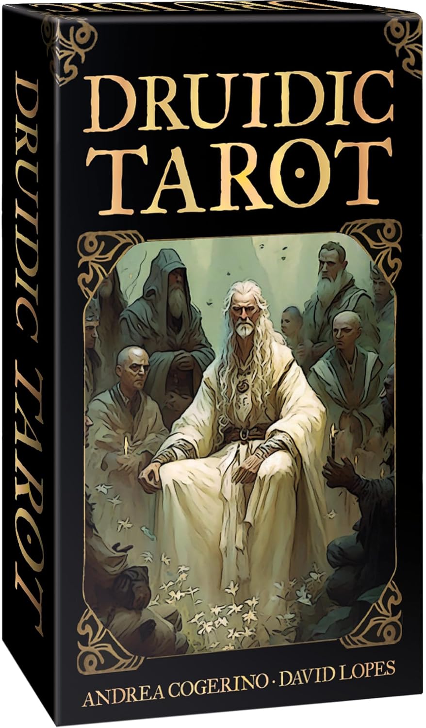 Druidic Tarot Cards | 2024 | by Andrea Cogerino (Author), David Lopes (Illustrator) | Fortune telling