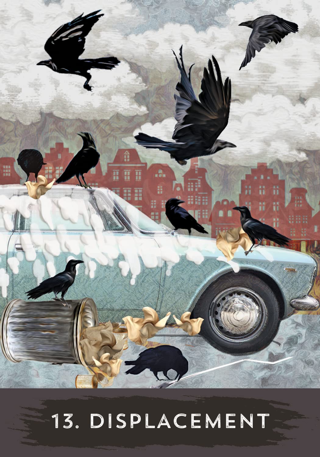 Urban Crow Oracle: A 54-Card Deck and Guidebook | by MJ Cullinane (Author) | Divination
