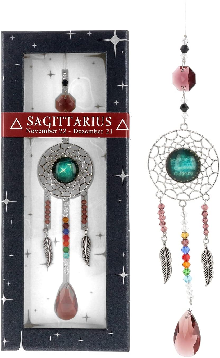 Crystal Zodiac Star Sign Suncatcher - Saggitarius | Star Signs | Astrology | Hanging Decor