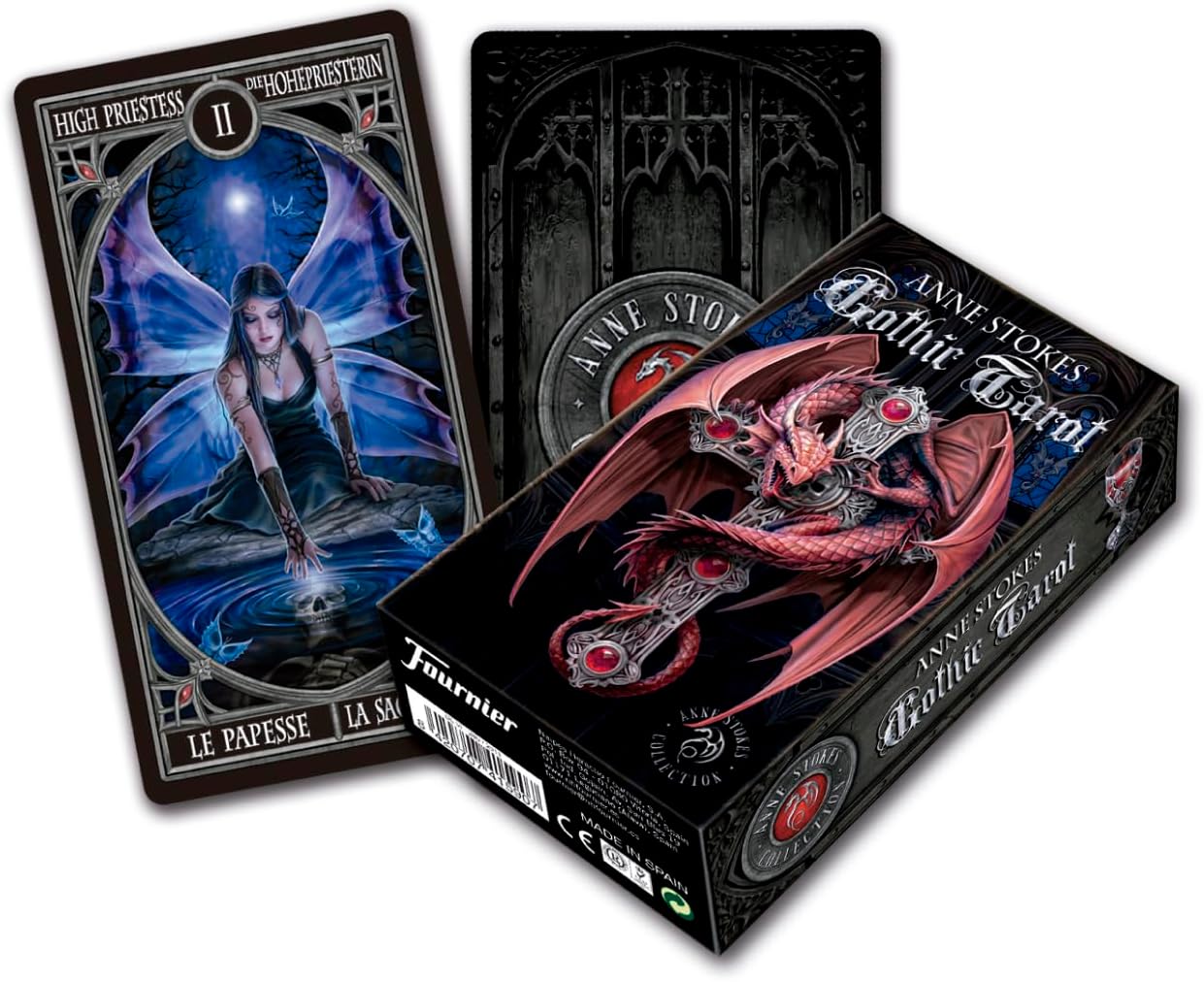 Gothic Tarot | Beautifully Decorated Anne Stokes Tarot Deck | Divination | Fortune Teller