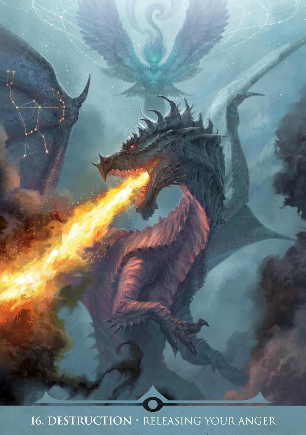 Stardragons Oracle Cards | 33 full colour cards & instructions Cards | 2021 | by Rachel Paul (Author), Paolo Barbieri (Illustrator)