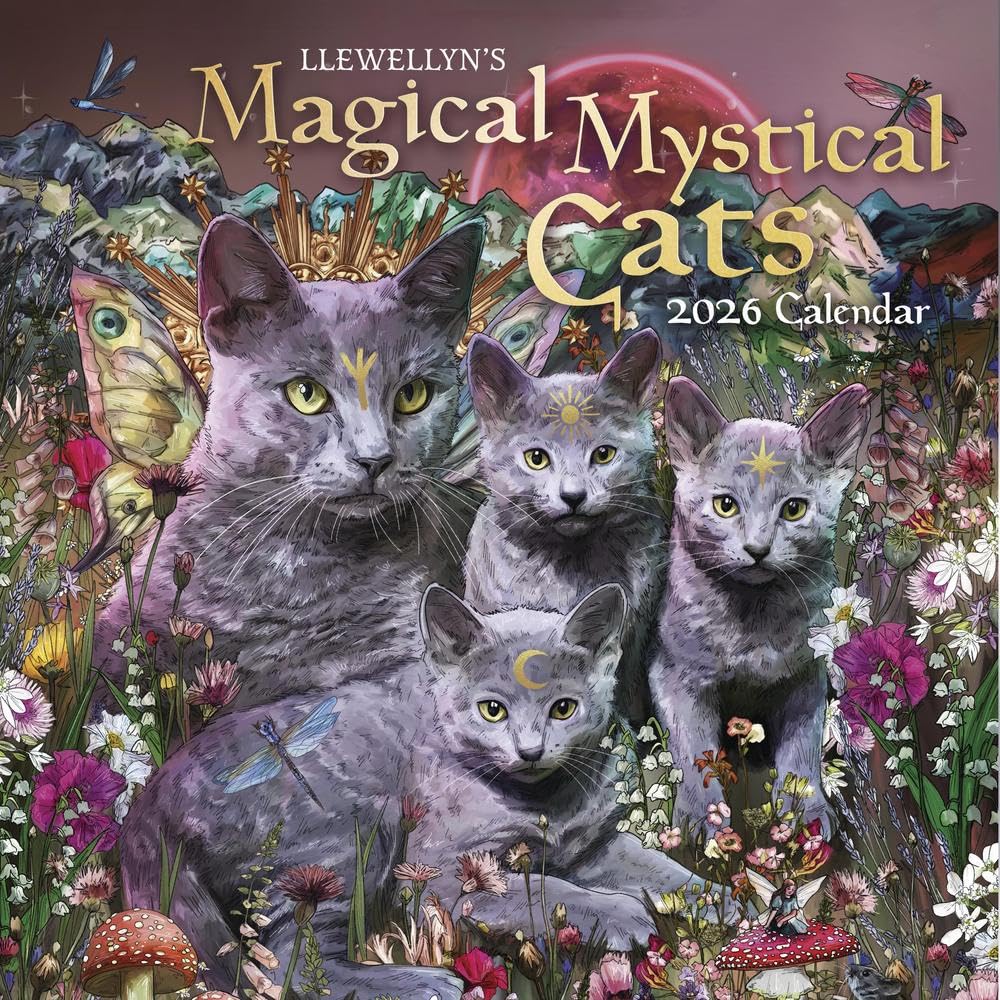 Llewellyn's 2026 Magical Mystical Cats Calendar Calendar | Wall Calendar | by Llewellyn (Author)