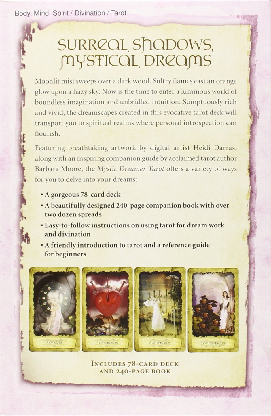 Mystic Dreamer Tarot Cards | 2008 | by Heidi Darras (Author), Barbara Moore (Author) | Divination | Fortunetelling