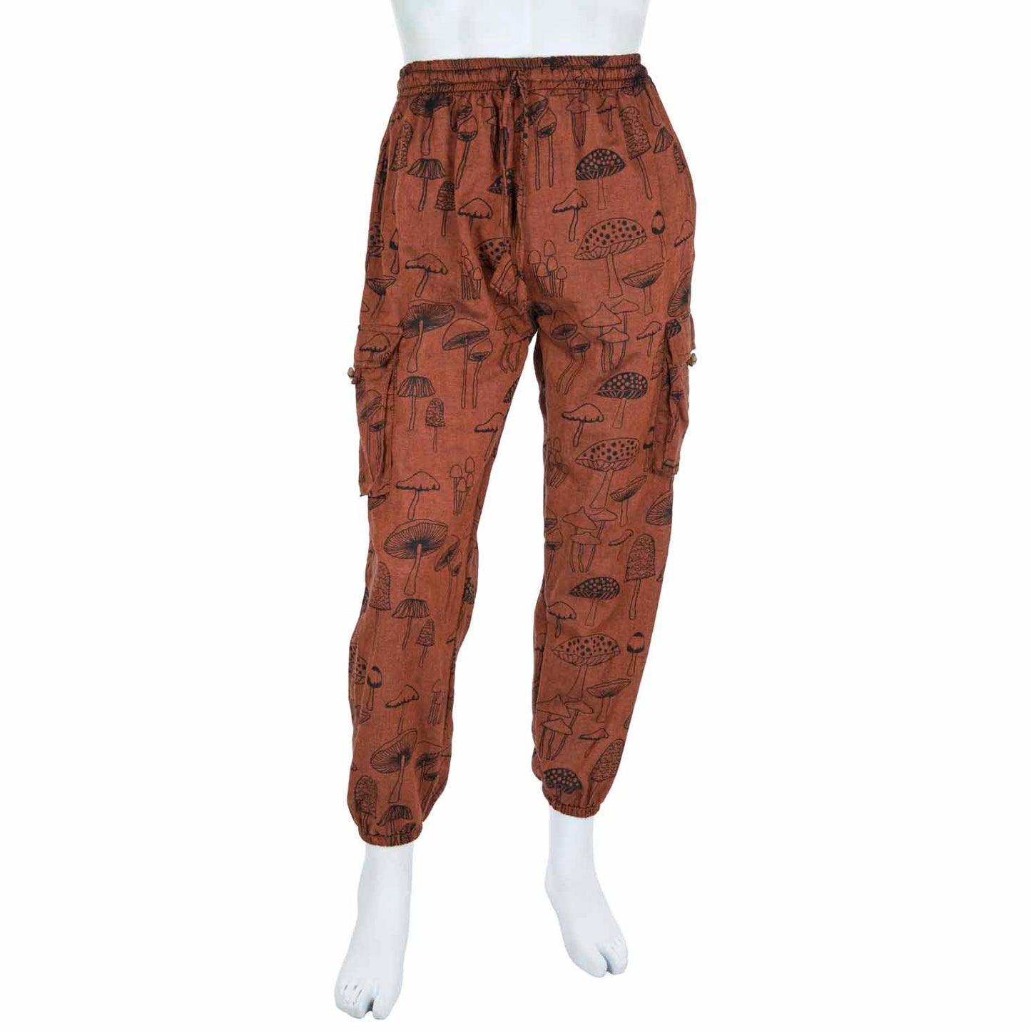 Mushroom Print Combat Trousers | Boho Style | Cottagecore