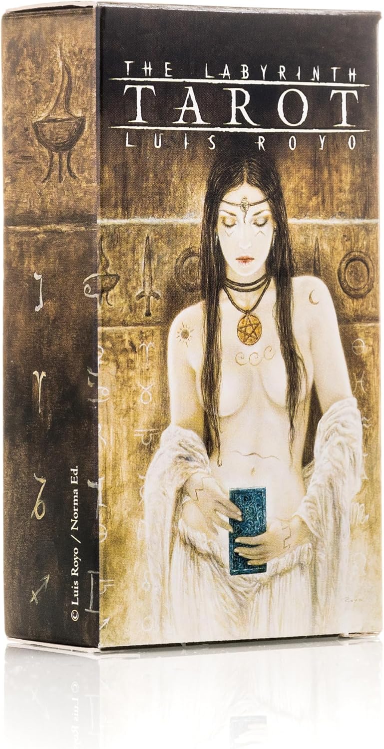 The Labyrinth Tarot Cards | Detailed Gothic Tarot Card Deck | Luis Royo | Divination | Fortune Telling