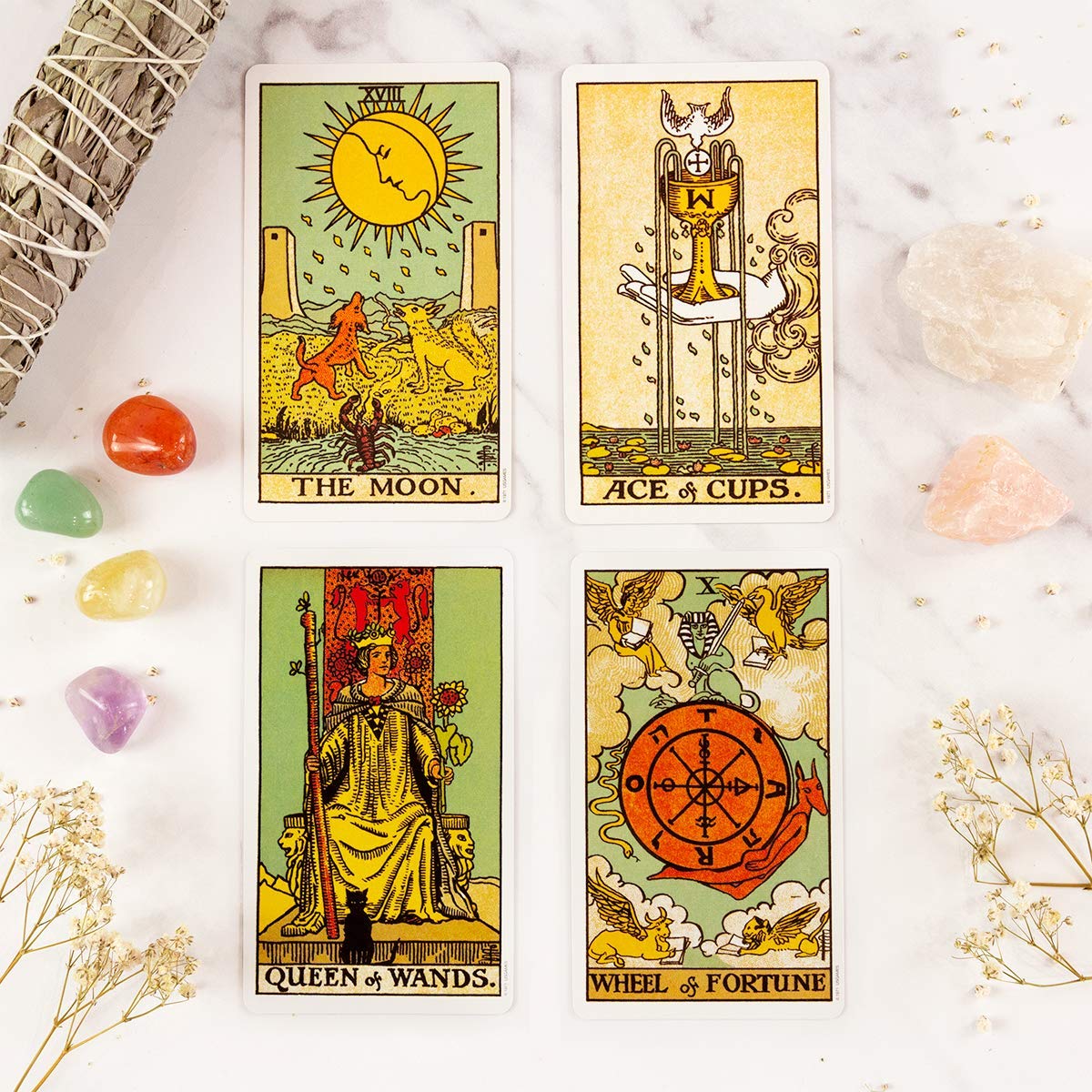 The Original Rider Waite Tarot Deck| 78 beautifully illustrated cards and instructional booklet Cards | Jun. 1999 | by A.E. Waite (Author), Pamela Colman Smith (Illustrator) | Divination