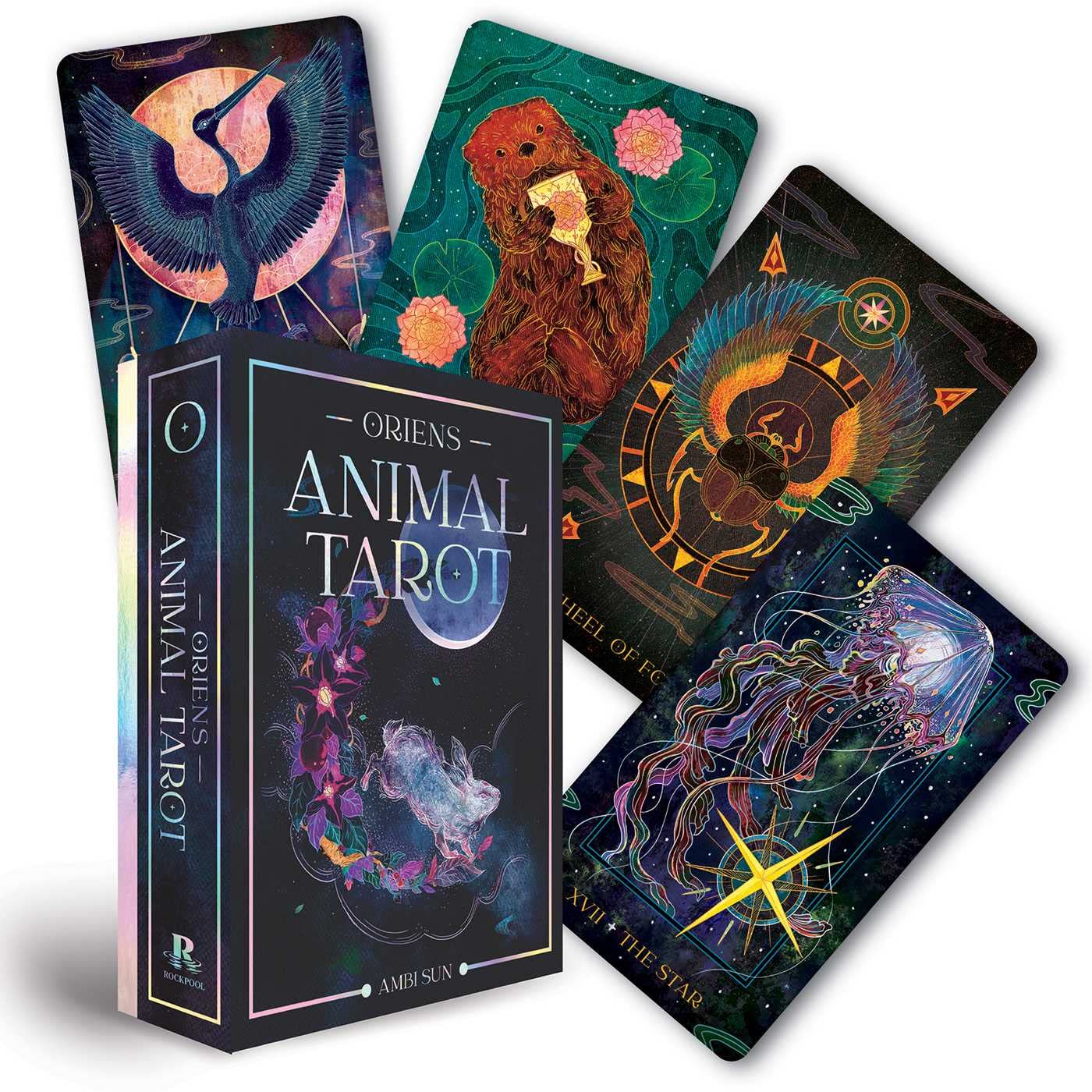 Oriens Animal Tarot: 78 Card Deck and 144 Page Book (Rockpool Tarot) | by Ambi Sun (Author) | Divination