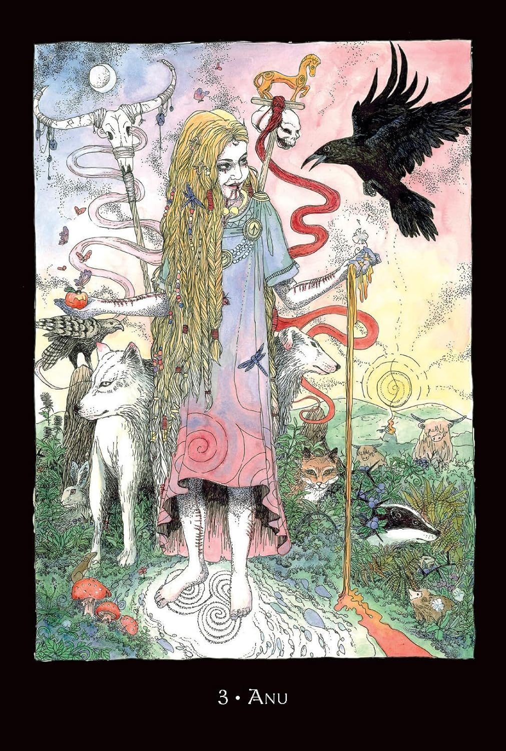 Call of the Morrigan Oracle: A 45-Card Deck and Guidebook | 2025 | by Stephanie Woodfield, Karen Storminger, Naomi Cornock | Divination | Fortune Telling