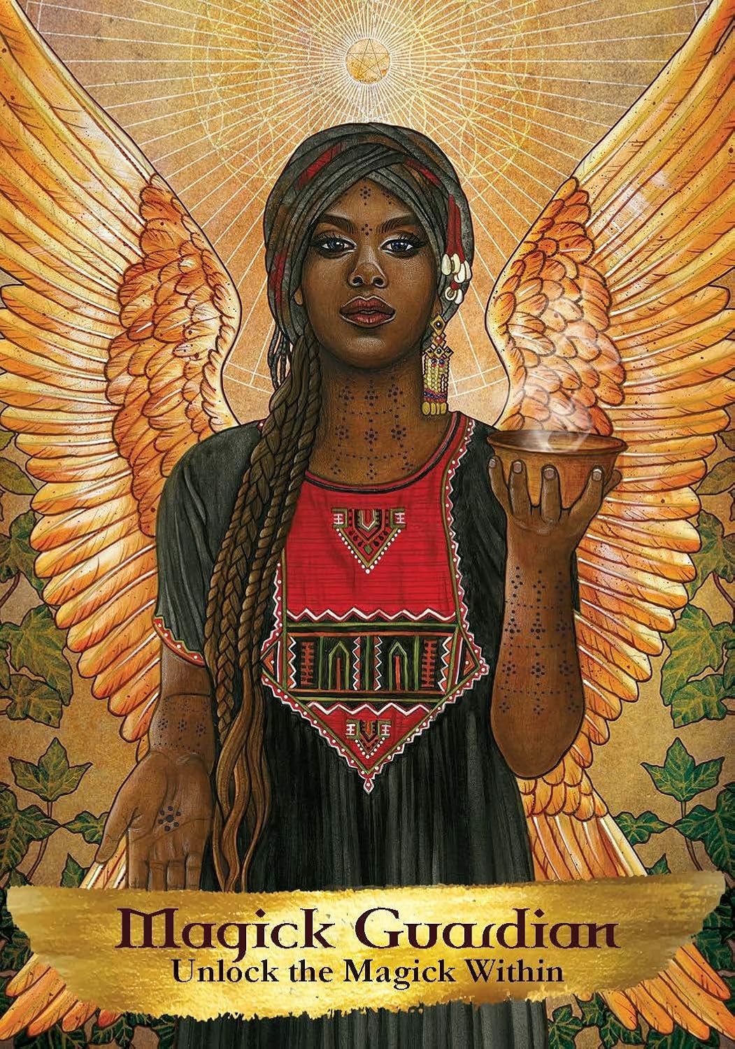 Angels and Ancestors Oracle Cards: A 55-Card Deck and Guidebook | by Kyle Gray (Author), Lily Moses (Illustrator)