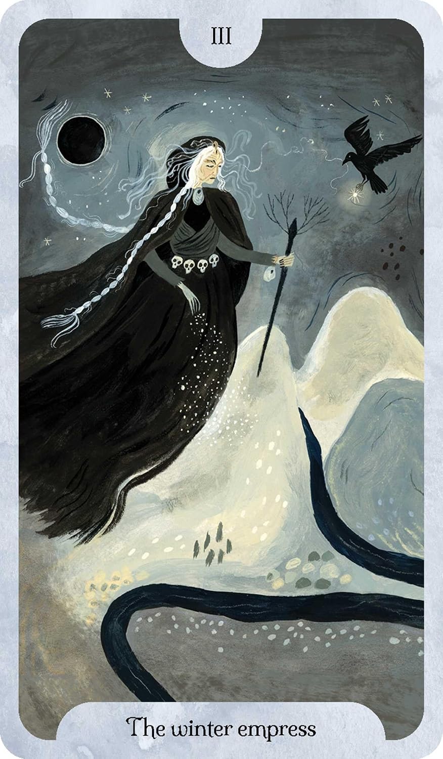 Seasons of the Witch: Winter Tarot: A journey through Yule and Imbolc | by Lorriane Anderson (Author), Tijana Lukovic (Illustrator) | Divination | Fortunetelling