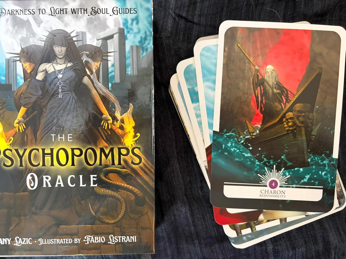 The Psychopomps Oracle: From Darkness to Light with Soul Guides | by Tiffany Lazic (Author), Fabio Listrani (Author) | Divination