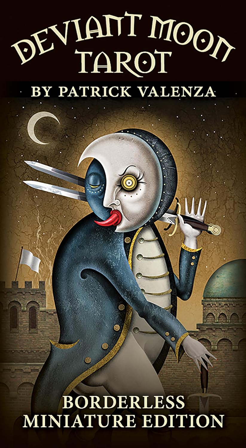 Deviant Moon Tarot Borderless Miniature Edition Cards | Jan. 2025 | by Patrick Valenza | These are mini set