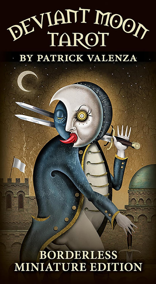 Deviant Moon Tarot Borderless Miniature Edition Cards | Jan. 2025 | by Patrick Valenza | These are mini set