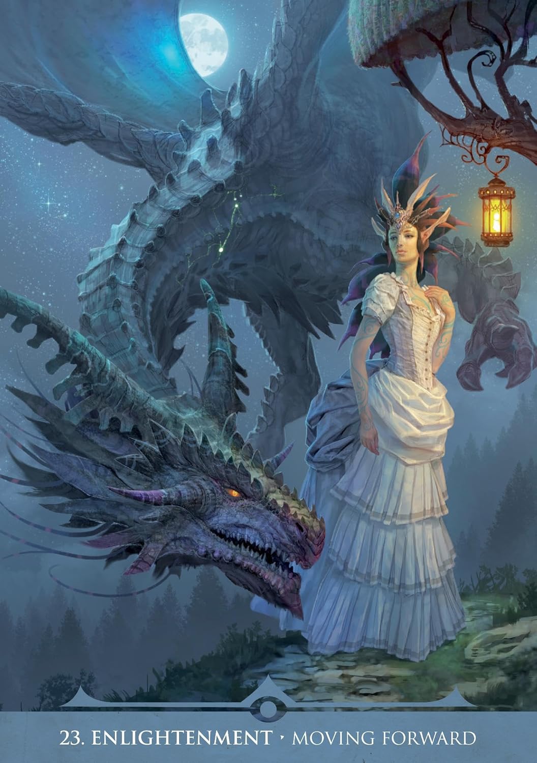 Stardragons Oracle Cards | 33 full colour cards & instructions Cards | 2021 | by Rachel Paul (Author), Paolo Barbieri (Illustrator)