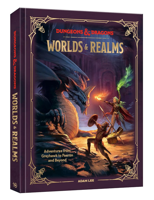 Dungeons and Dragons Worlds & Realms: Adventures from Greyhawk to Faerûn and Beyond Hardcover | 2024 | by Adam Lee (Author) | Official Dungeons and Dragons Licensed (Author)