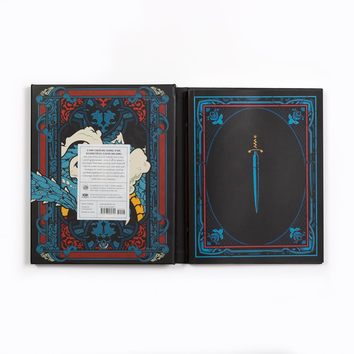 The Book of Concealment (Dungeons & Dragons): A Game Screen and Journal in One Diary | Sept. 2024 | by Official Dungeons & Dragons Licensed | DnD |