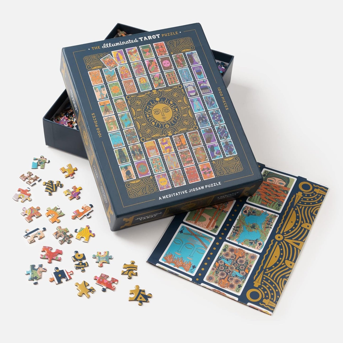 The Illuminated Tarot Puzzle | A Meditative 1000-Piece Jigsaw Puzzle