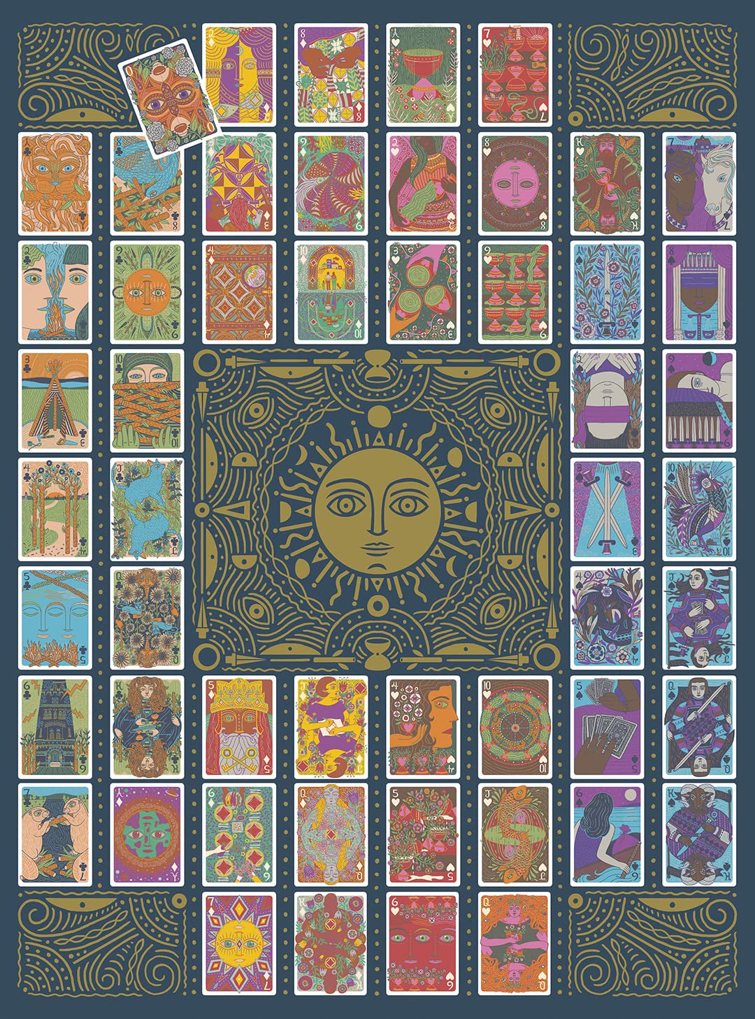 The Illuminated Tarot Puzzle | A Meditative 1000-Piece Jigsaw Puzzle