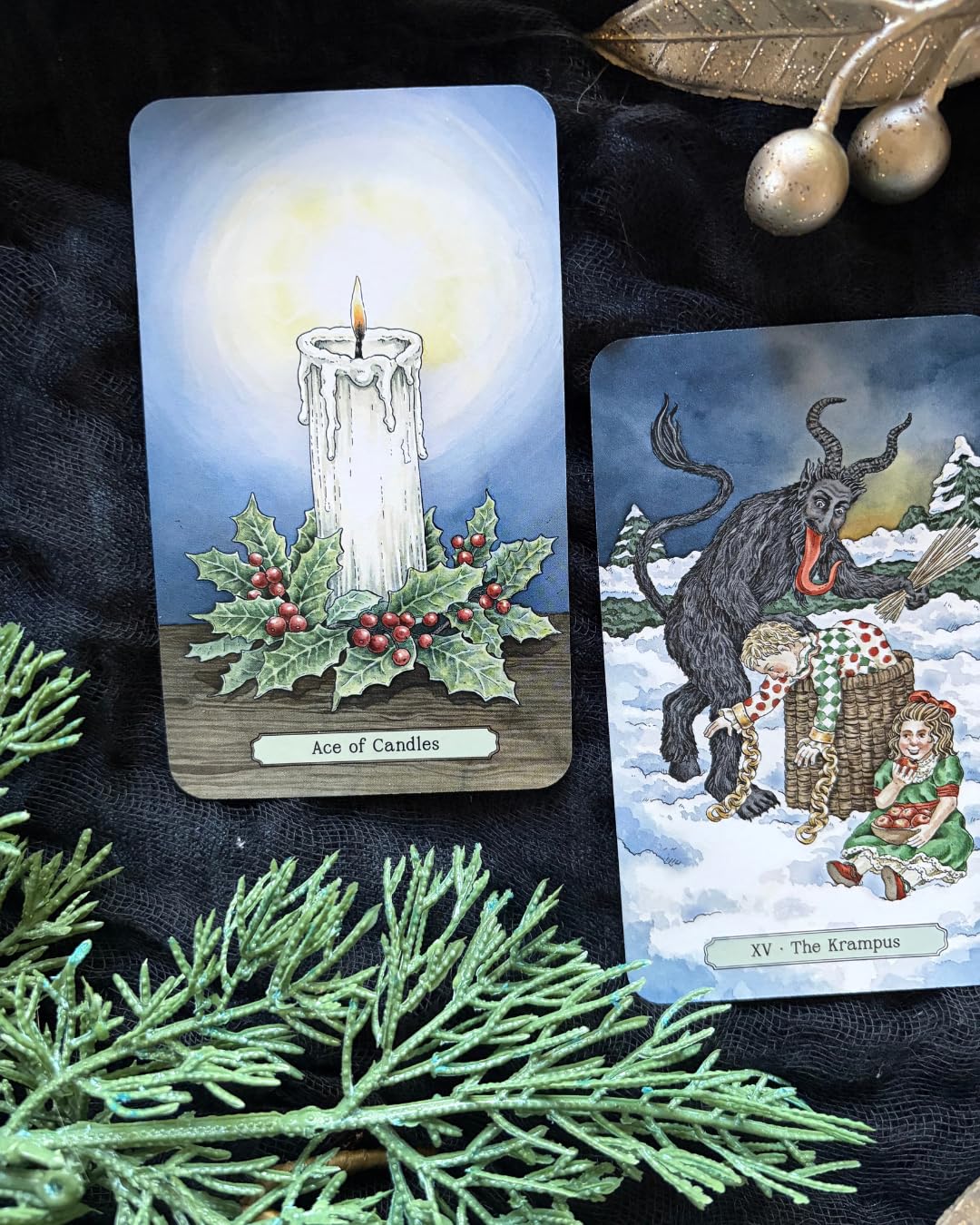 Yuletide Tarot: New Edition | by Kristoffer Hughes (Author), Erin O'Leary Brown (Author) | Divination