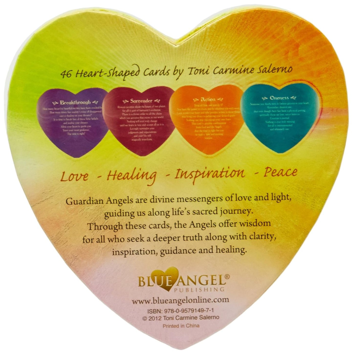 Guardian Angel Cards: Loving Messages from the Angels | Hardcover | 2004 | by Toni Carmine Salerno