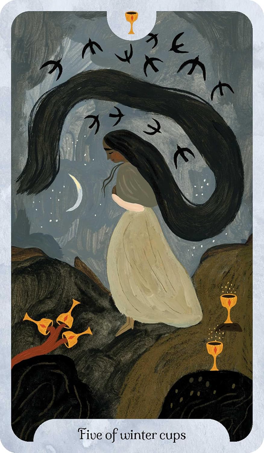 Seasons of the Witch: Winter Tarot: A journey through Yule and Imbolc | by Lorriane Anderson (Author), Tijana Lukovic (Illustrator) | Divination | Fortunetelling
