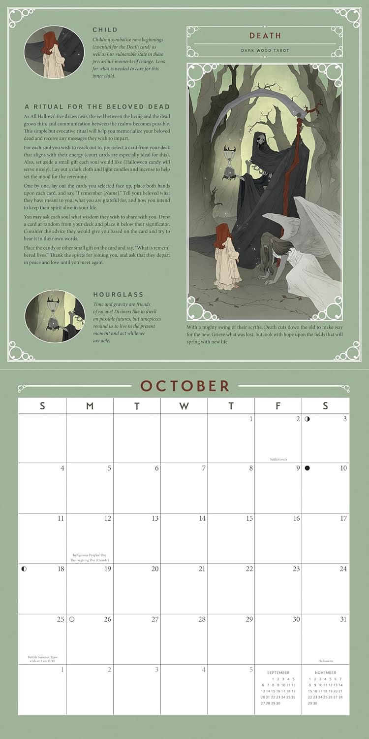 Llewellyn's 2026 Tarot Calendar: Insights, Spreads, and Tips | Wall Calendar |  |by Llewellyn Charles (Author), Charles Harrington (Author)