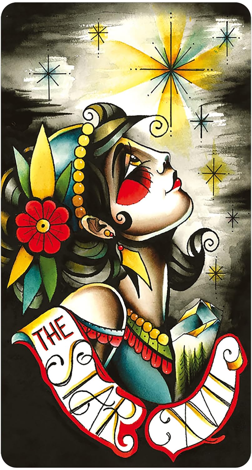 Eight Coins' Tattoo Tarot Borderless Miniature Edition Cards | Mini Set 8x4 cm| 2025 | by Eight ElianJames Showell