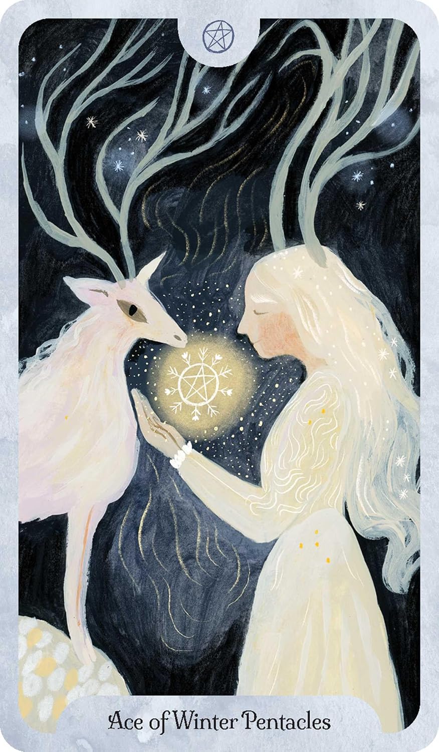 Seasons of the Witch: Winter Tarot: A journey through Yule and Imbolc | by Lorriane Anderson (Author), Tijana Lukovic (Illustrator) | Divination | Fortunetelling