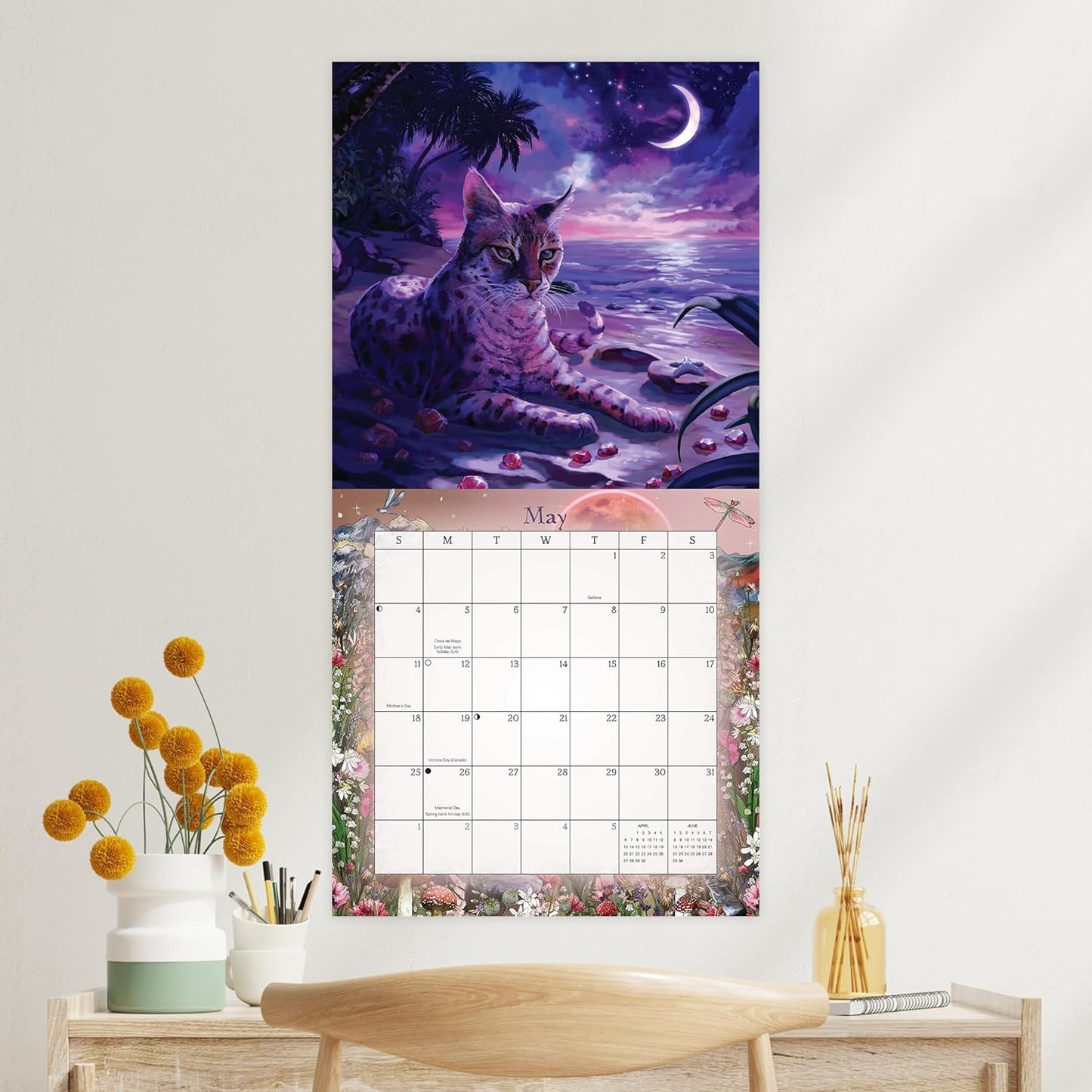 Llewellyn's 2026 Magical Mystical Cats Calendar Calendar | Wall Calendar | by Llewellyn (Author)