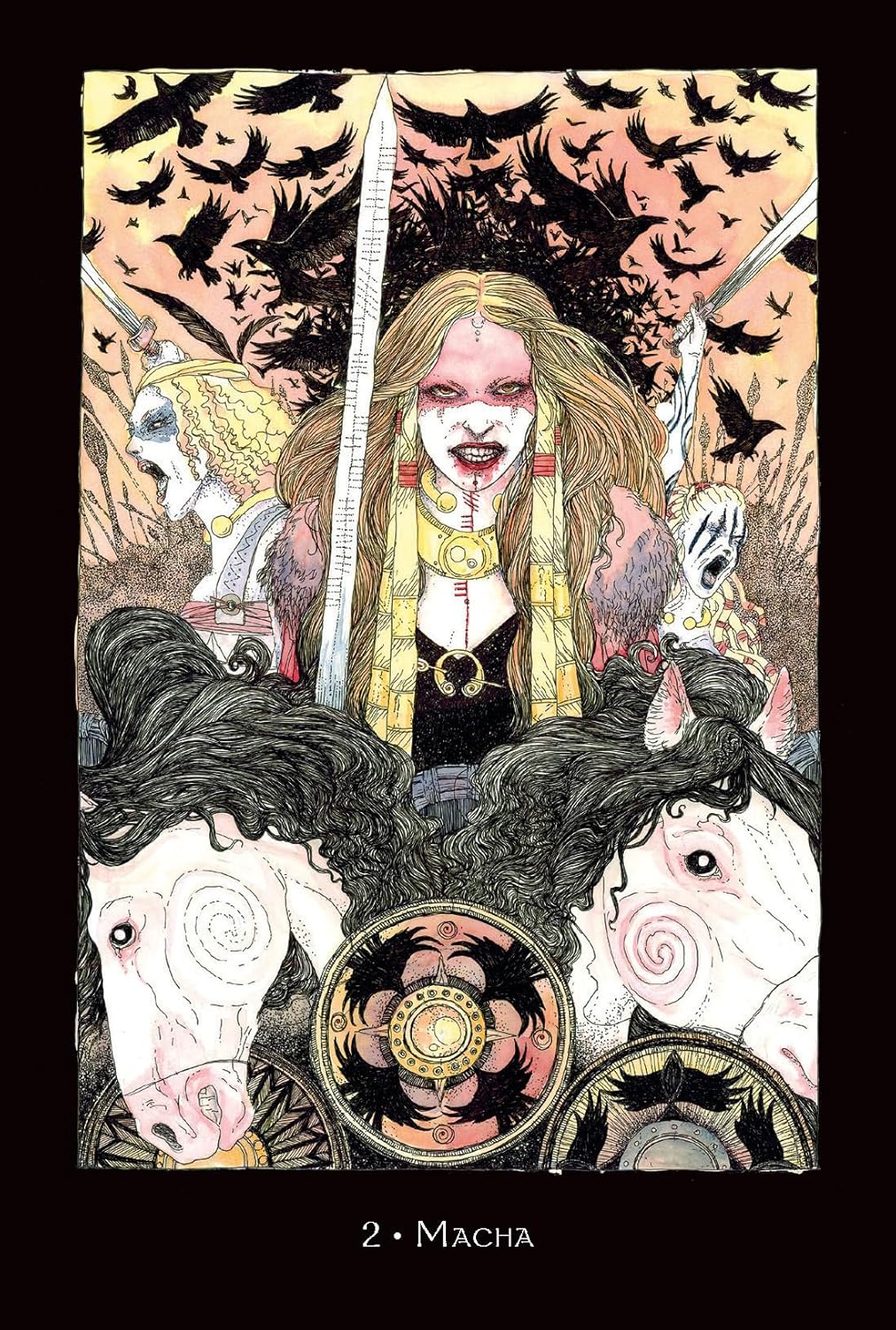 Call of the Morrigan Oracle: A 45-Card Deck and Guidebook | 2025 | by Stephanie Woodfield, Karen Storminger, Naomi Cornock | Divination | Fortune Telling