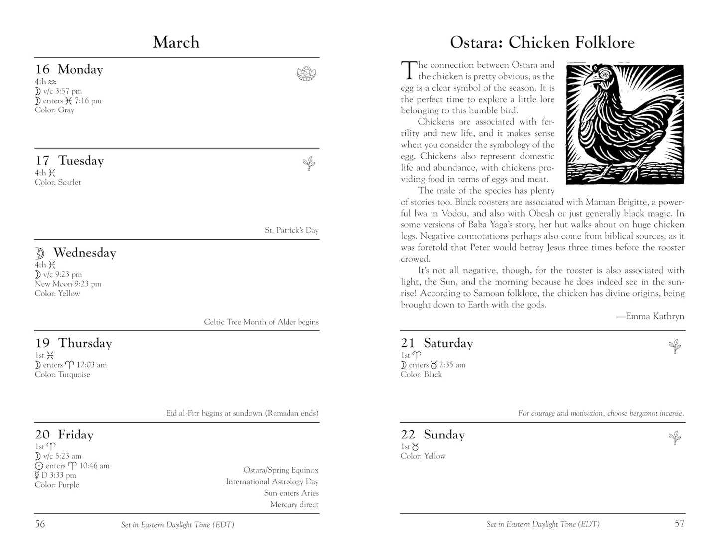 Llewellyn's 2026 Witches' Datebook Calendar – Day to Day Calendar | Witch Diary