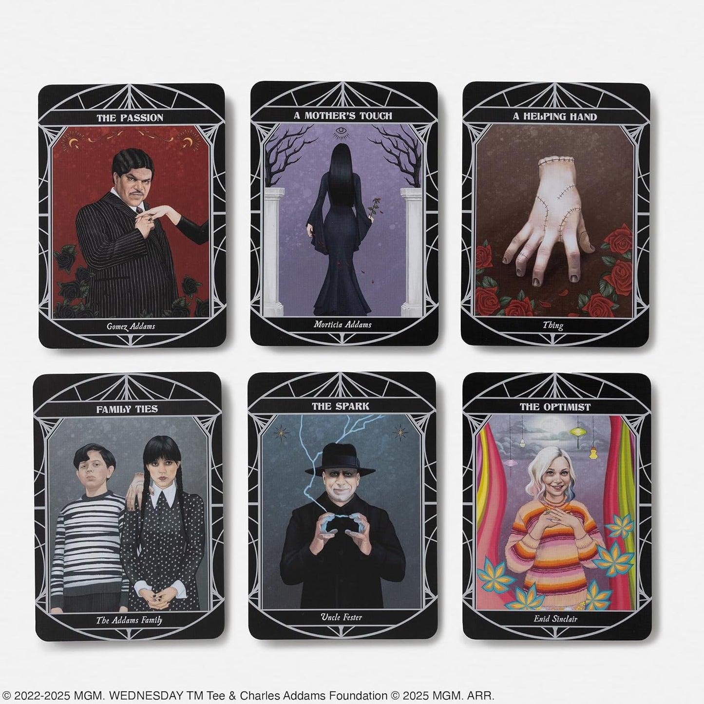 Wednesday: The Official Oracle Deck: Oracle Cards: A 52-Card Deck and Guidebook Cards | 2026 | by MGM Studios (Author), Amy Chase (Author) | Divination | Fortune Telling