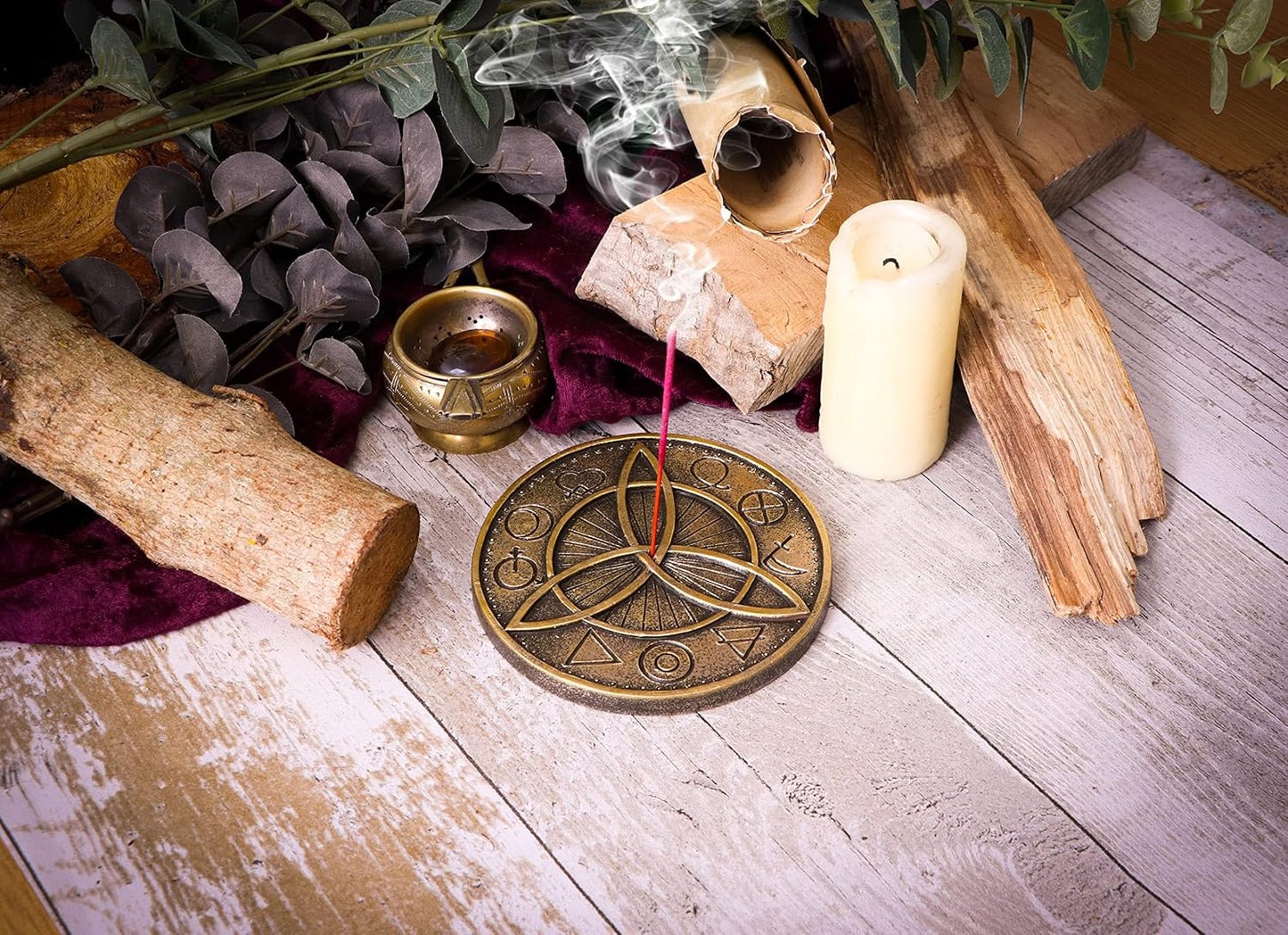 Triquetral Scent Incense Burner | 12.5cm | Triquetral Scent Incense Burner | Home Fagrance